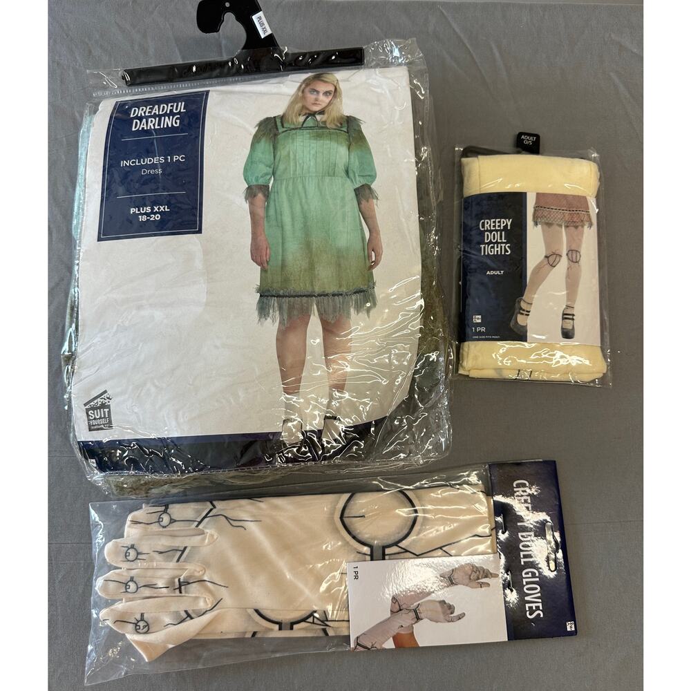 Womens Dreadful Darling Zombie Costume Size 2xl